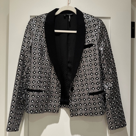 The Kooples Sequin Pattern Blazer - Picture 1 of 3